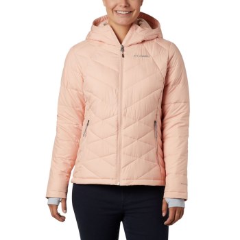 Columbia Heavenly Hooded, Chamarras Rosas Para Mujer | 941305-RZT